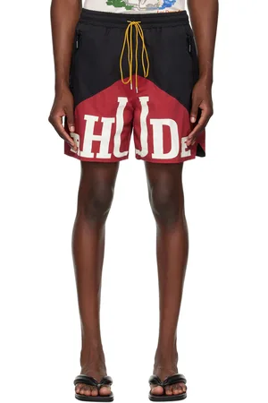 Rhude Black & Red Yachting Shorts