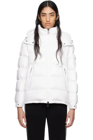 Moncler White Maire Short Down Jacket