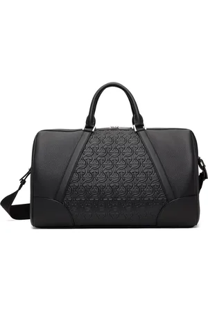 Salvatore Ferragamo Black Gancini Duffle Bag