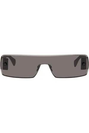 Alaïa Black Rectangular Sunglasses
