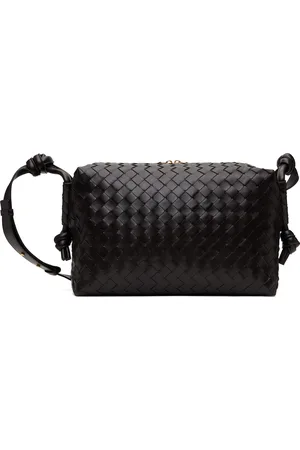 Bottega Veneta Brown Medium Loop Weekender Duffle Bag