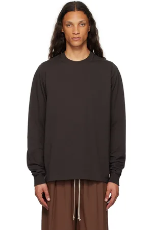 Rick Owens Gray Porterville Crewneck Sweatshirt