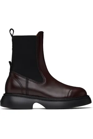 Ganni Brown Everyday Chelsea Boots