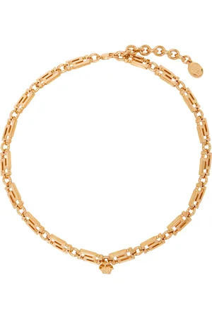 VERSACE Gold Greca Necklace