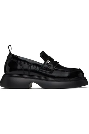 Ganni Black Everyday Loafers