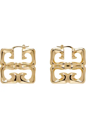 Givenchy Gold 4G Liquid Earrings