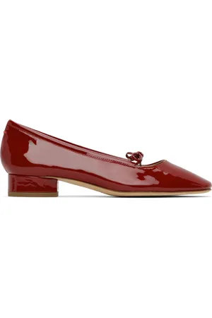 Aeyde Red Darya Ballerina Flats