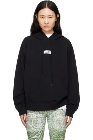 Maison Margiela Black Logo Patch Hoodie