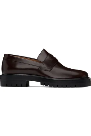 Maison Margiela Brown Tabi Loafers