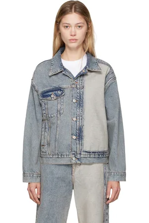 Maison Margiela Blue Paneled Denim Jacket