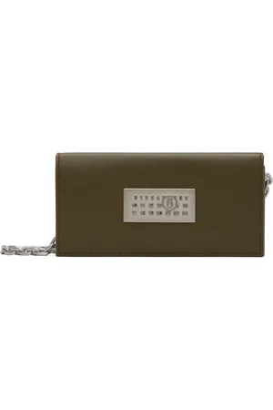 Maison Margiela Khaki Numeric Chain Wallet Bag