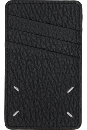 Maison Margiela Black Four Stitches Card Holder