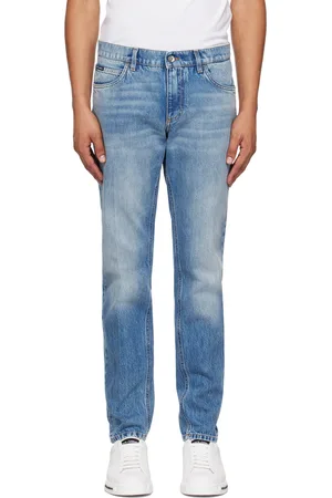 Dolce & Gabbana Blue Faded Jeans