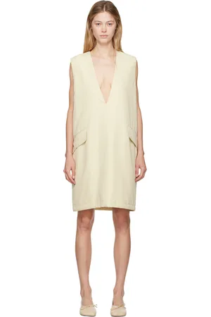 Maison Margiela Off-White Insulated Minidress