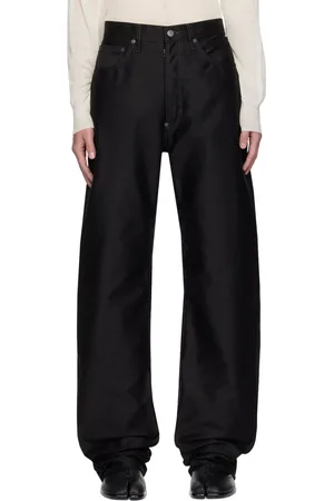 Maison Margiela Black Turn-Up Jeans