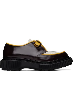 ADIEU PARIS Burgundy & Yellow Type 198 Derbys