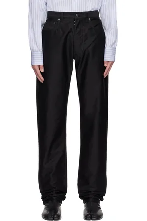 Maison Margiela Black Turn-Up Jeans