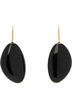 Isabel Marant Gold & Black On The Rocks Earrings