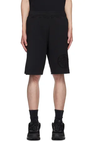 Stone Island Black Heavy Shorts