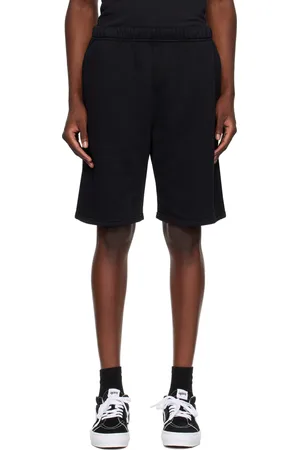 Les Tien Black Heavyweight Rider Shorts
