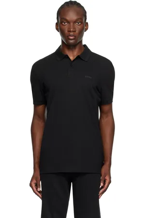 HUGO BOSS Black Spread Collar Polo