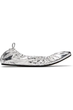 Isabel Marant Silver Belna Ballerina Flats