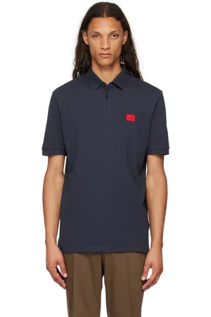 HUGO BOSS Navy Slim-Fit Polo