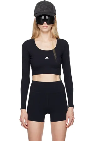 Balenciaga Black Long Sleeve Sports Top