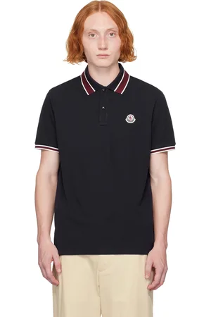 Moncler Navy Two-Button Polo
