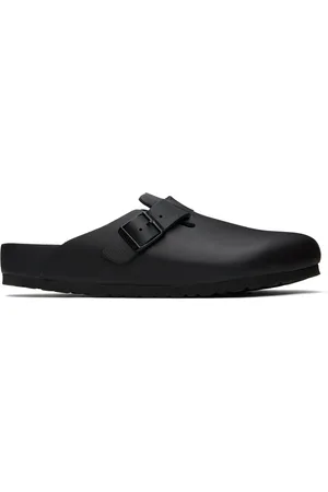 Birkenstock Black Regular Boston Loafers