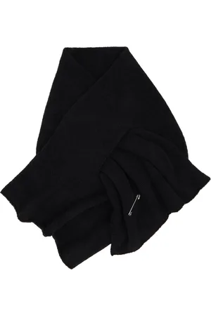 DRIES VAN NOTEN Black Knit Scarf
