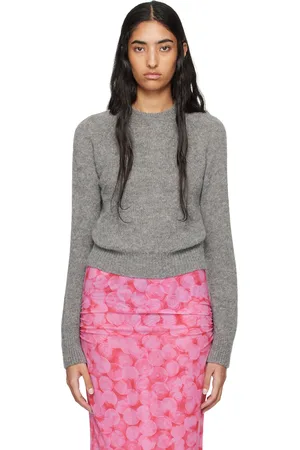 DRIES VAN NOTEN Gray Alpaca Sweater