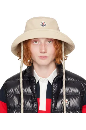 Moncler Beige Self-Tie Bucket Hat