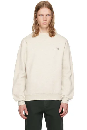 A.P.C. Gray Printed-Logo Sweatshirt