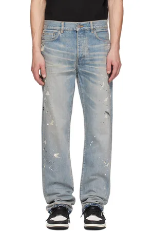 AMIRI Blue Painter Straight Jeans
