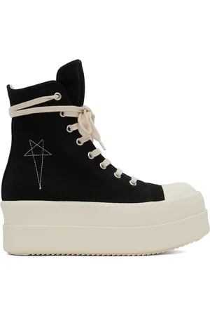 Rick Owens Black Porterville Double Bumper Sneakers