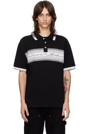 AMIRI Wave Baja Stripe Polo