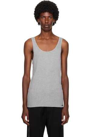 Tom Ford Gray Rib Tank Top