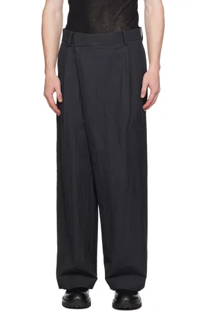 JUUN.J Gray Washed Wool Trousers
