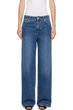 Moschino Blue Teddy Bear Button Jeans