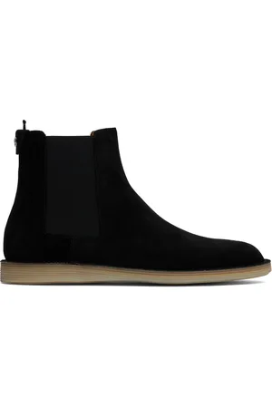 Dolce & Gabbana Black Florio Ideal Suede Chelsea Boots