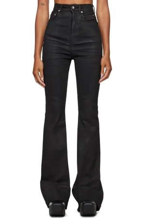 Rick Owens Black Porterville Bolan Bootcut Jeans