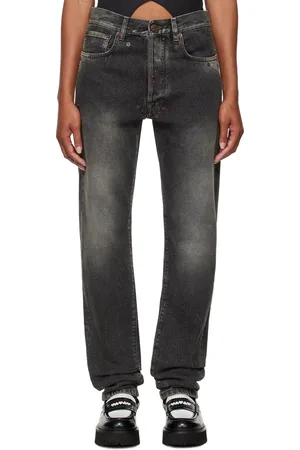 Moschino Black Faded Jeans