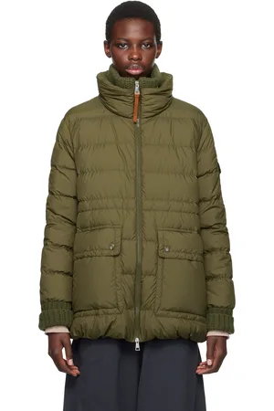 Moncler Green Baux Short Down Jacket