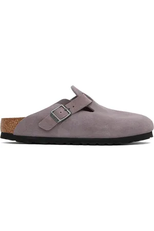 Birkenstock Purple Narrow Boston Loafers