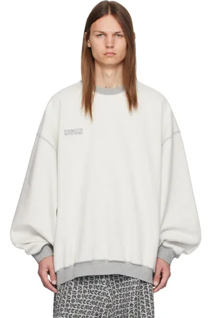 Vetements Gray Inside-Out Label Sweatshirt