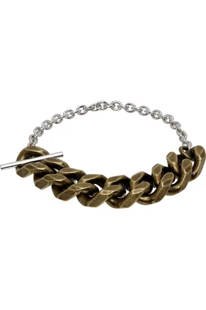 DRIES VAN NOTEN Gold & Silver Curb Bracelet