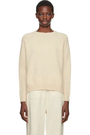 Max Mara Off-White Crewneck Sweater