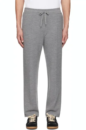 Solid Gray Drawstring Sweatpants