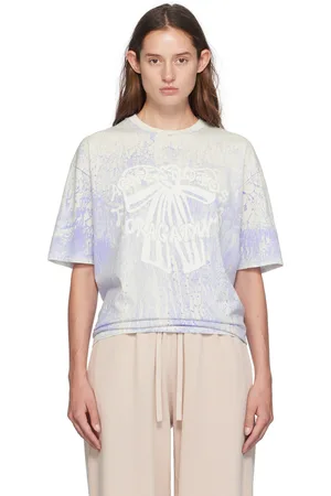Acne Studios Blue Plaster Print T-Shirt